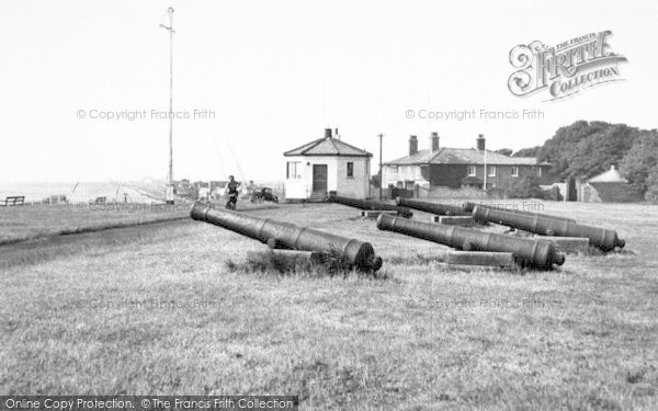 Photo of Southwold, Gun Hill c.1955