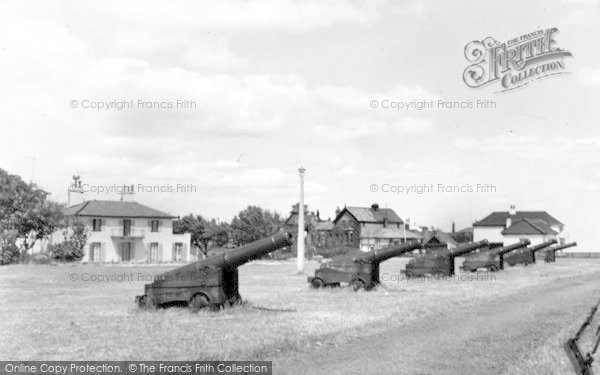 Photo of Southwold, Gun Hill c.1955