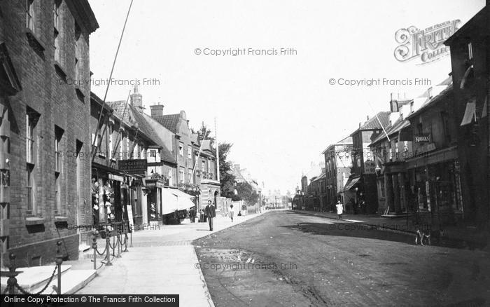 Photo of Southwold, High Street c.1890