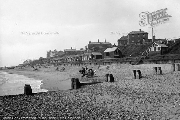 Photo of Southwold, Kilcock Cliff And Beach 1925