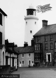 Lighthouse From St James Green c.1960, Southwold