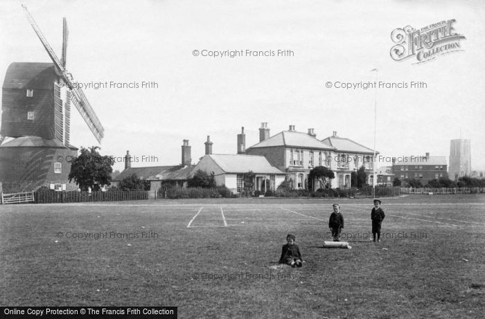Photo of Southwold, Mill on the Common 1893
