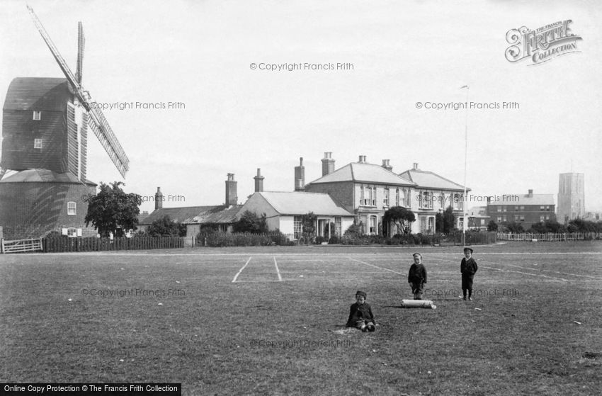 Southwold, Mill on the Common 1893