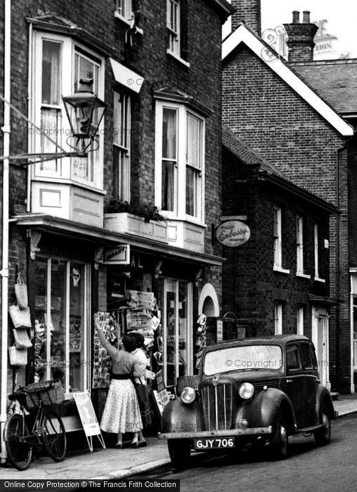 Photo of Southwold, Newsagent c.1955