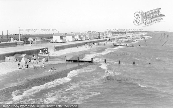 Photo of Southwold, North Beach c.1960