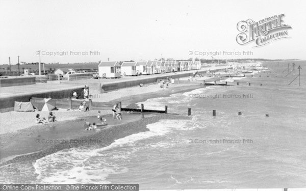 Photo of Southwold, North Beach c.1960