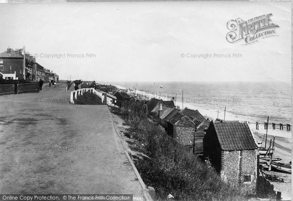 Photo of Southwold, North Cliff And Beach 1896