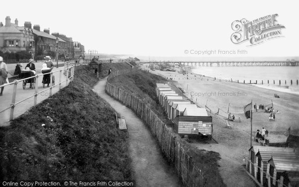 Photo of Southwold, North Parade And Beach 1919