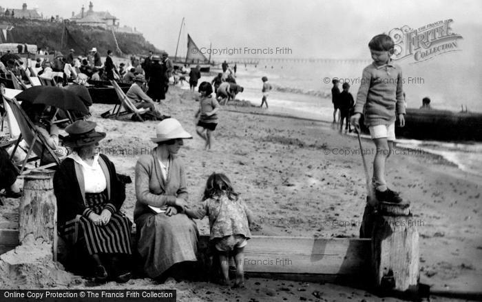 Photo of Southwold, On The Beach 1919