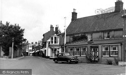 Red Lion Hotel And High Street c.1955, Southwold