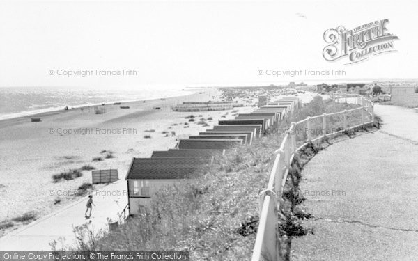 Photo of Southwold, South Beach c.1960