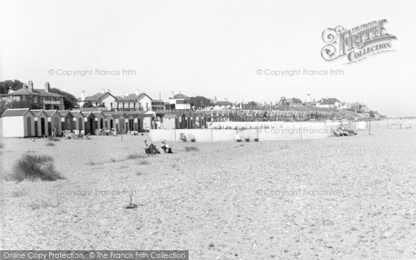 Photo of Southwold, South Beach c.1960