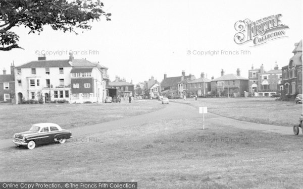 Photo of Southwold, South Green c.1955