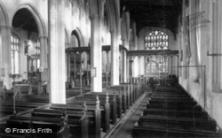 St Edmund's Church Interior c.1880, Southwold