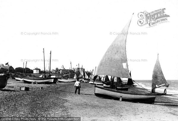 Photo of Southwold, The Beach 1899