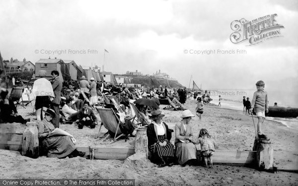 Photo of Southwold, The Beach 1919