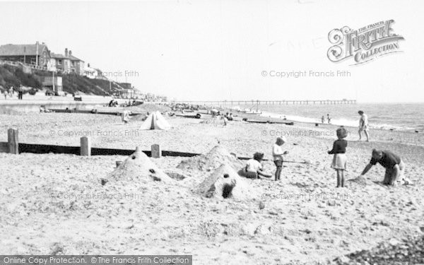 Photo of Southwold, The Beach And Pier c.1954