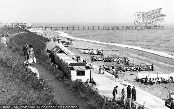 Photo of Southwold, The Beach And Pier c.1954