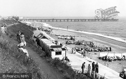 The Beach And Pier c.1954, Southwold