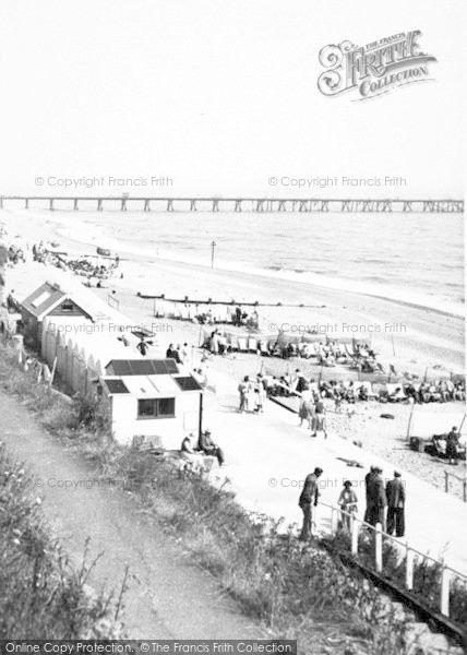 Photo of Southwold, The Beach And Pier c.1954