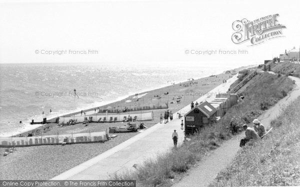 Photo of Southwold, The Beach c.1960