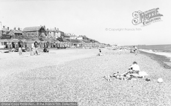 Photo of Southwold, The Beach c.1960