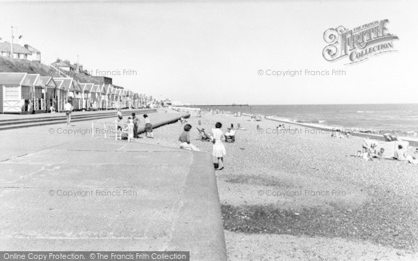 Photo of Southwold, The Beach c.1960