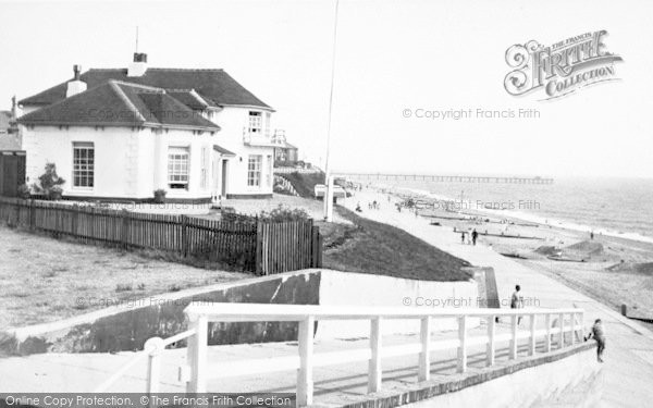 Photo of Southwold, The Beach From Gun Hill c.1954