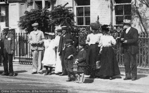 Photo of Southwold, The Bus Queue 1906