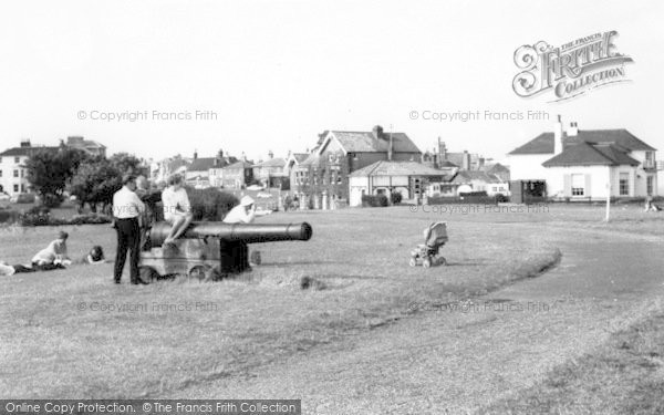 Photo of Southwold, The Guns c.1965