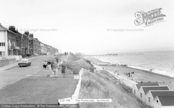Photo of Southwold, The Promenade c.1960
