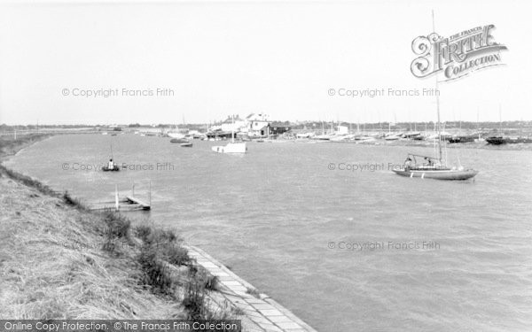 Photo of Southwold, The River c.1960