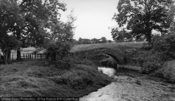 Photo of Sowerby, Footbridge Over The Cod Beck c.1955