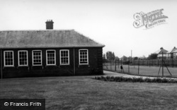 Grammar School, Tennis Courts c.1955, Sowerby