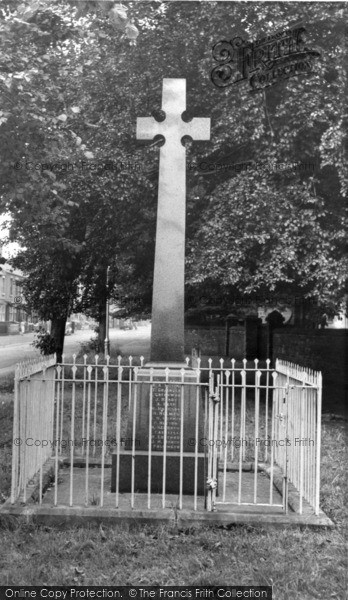 Photo of Sowerby, The Memorial c.1955