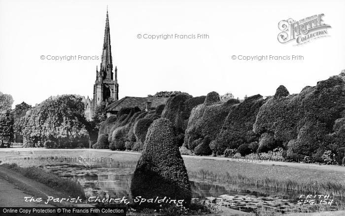 Photo of Spalding, St Mary And St Nicholas Church c.1955