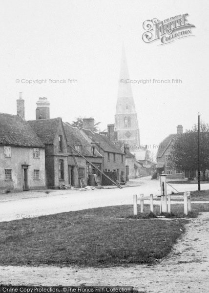 Photo of Spaldwick, St Mary's Church And Village Pump 1906