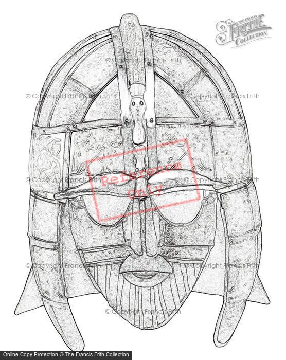 Photo of Artist's Impression Of The Sutton Hoo Helmet