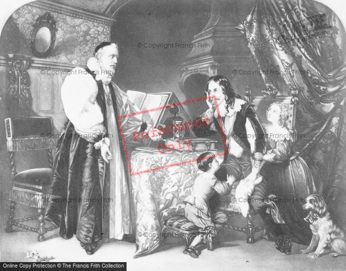 Photo of Charles I And Bishop Juxton, By Blackburne 1649
