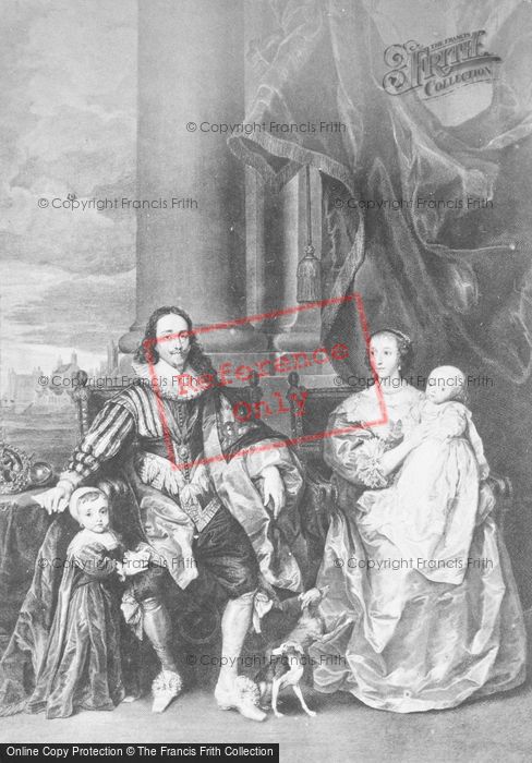 Photo of Charles I And Family By Van Dyke 1636 7