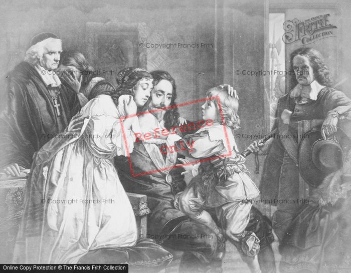 Photo of Charles I Taking Leave Of His Children By Schrader 1649