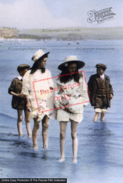 Photo of Children Paddling 1909
