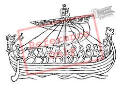 Duke William In His Flagship 'the Mora', From The Bayeux Tapestry, Generic