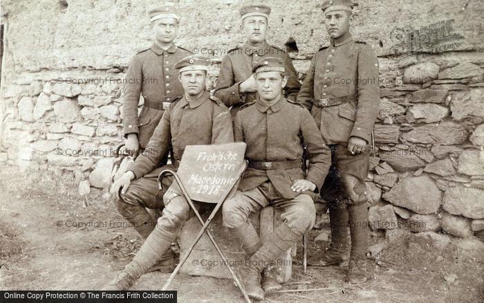 Photo of German Soldiers In Macedonia 1918