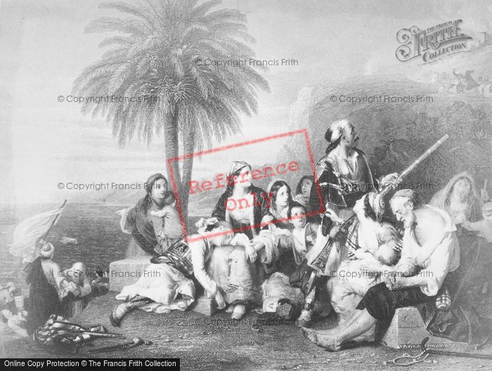 Photo of Greek Fugitives, Painted By C.Eastlake 1833