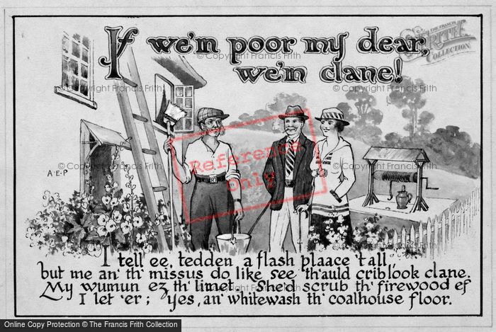 Photo of If We'm Poor My Dear, We'n Clane! 1919