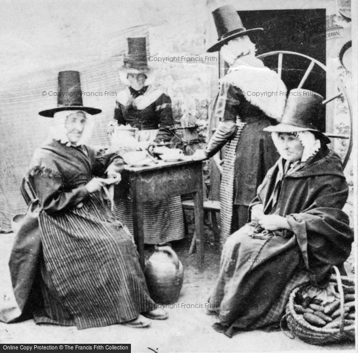 Photo of Ladies In Welsh Costumes c.1865