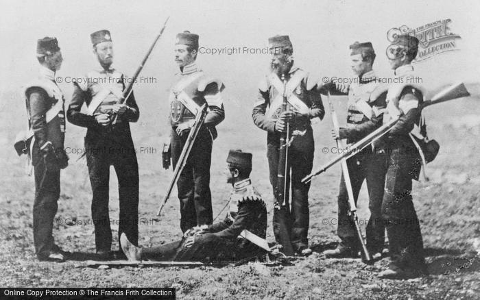 Photo of Men Of The 68th (The Durham) Regiment Of Foot In Ordinary Dress, Crimea 1855