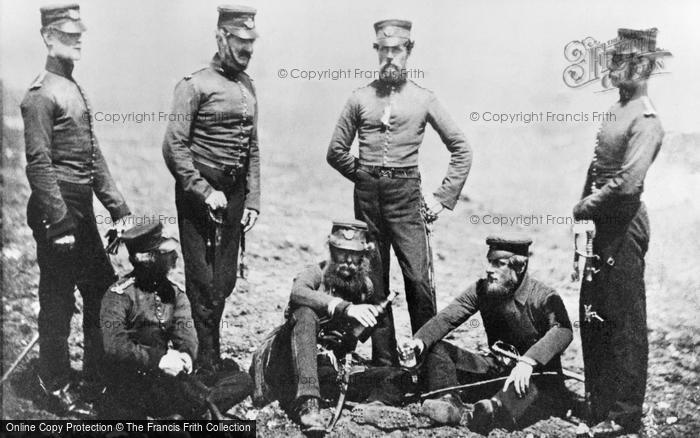 Photo of Officers Of The 68th Regiment, Crimea 1855