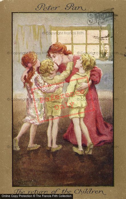 Photo of Peter Pan   The Return Of The Children   Artist Barham c.1910